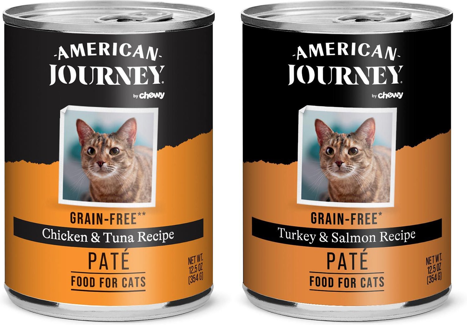 AMERICAN JOURNEY Paté Poultry & Seafood Variety Pack GrainFree Canned