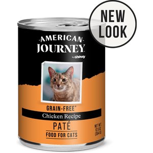 American Journey Pate Chicken Recipe Grain-Free Canned Cat Food, 12.5-oz, case of 12