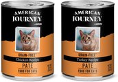 American Journey Pate Poultry Variety Pack Grain-Free Canned Cat Food, 12.5-oz, case of 12