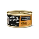 American Journey Minced Chicken & Salmon Recipe in Gravy Grain-Free Canned Cat Food, 3-oz, case of 24