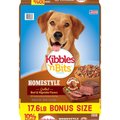 Kibbles 'n Bits Homestyle Grilled Beef & Vegetable Flavors Dry Dog Food, 17.6-lb bag