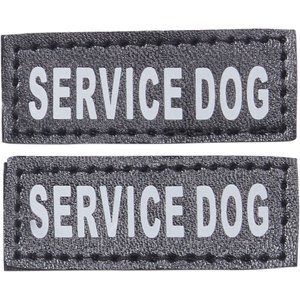 Doggie Stylz Service Dog Patch, 2 count, Small