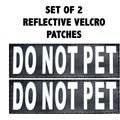 Doggie Stylz Do Not Pet Dog Patch, 2 count