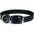 OmniPet Latigo Leather Dog Collar, Black, 16-in