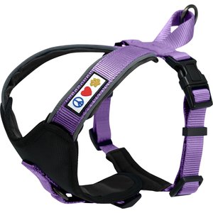 Pawtitas Nylon Reflective Back Clip Dog Harness, Purple Orchid, Large/X-Large: 27 to 33-in chest
