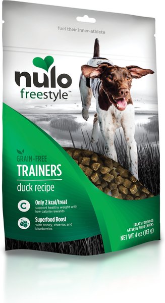 Nulo Freestyle Duck Recipe Grain-Free Dog Training Treats, 4-oz bag slide 1 of 3