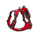 Chai's Choice Premium Outdoor Adventure 3M Polyester Reflective Front Clip Dog Harness, Red, Large: 27 to 32-in chest