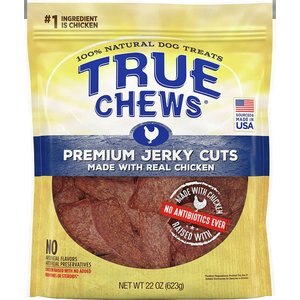 True Chews Premium Jerky Cuts with Real Chicken Dog Treats, 22-oz bag