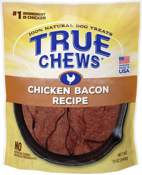 True Chews Chicken Bacon Recipe Dog Treats, 12-oz bag slide 1 of 8