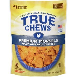True Chews Premium Morsels with Real Chicken Grain-Free Dog Treats, 11-oz bag
