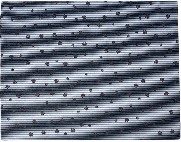 Drymate Linen-Scented Cat Litter Mat, Gray Stripe, Large slide 1 of 7