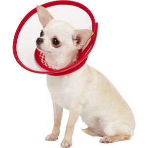 Alfie Pet Zumi Soft Edge Velcro Closure Dog & Cat Recovery Collar, Red, X-Small