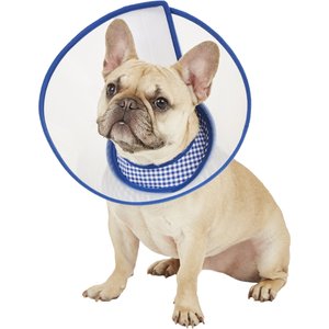 Alfie Pet Zumi Soft Edge Velcro Closure Dog & Cat Recovery Collar, Blue, Large
