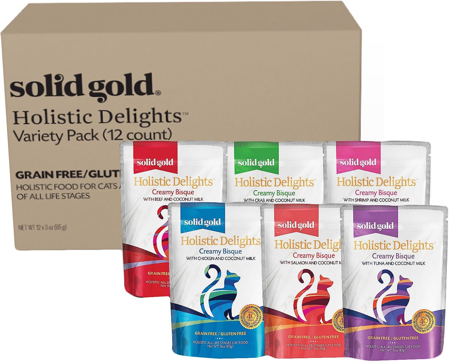 SOLID GOLD Holistic Delights Creamy Bisque with Coconut Milk Variety