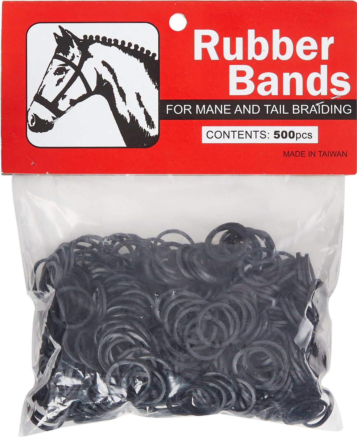White – Horse Brown Tail – 500 pack Details about   Elico Rubber Plaiting Bands – Black Mane