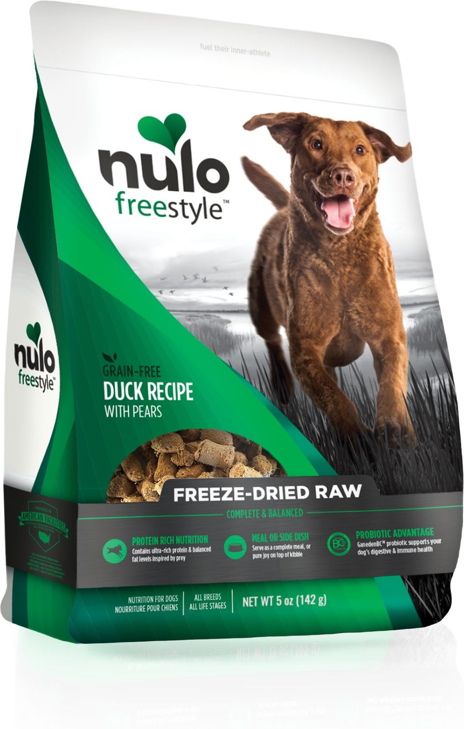 Nulo Freestyle Freeze Dried Duck Dog Food Toppers, 5-oz ...