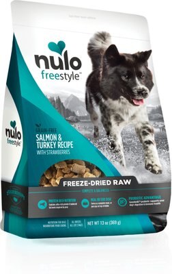 Nulo Freestyle Salmon & Turkey Recipe With Strawberries Grain-Free Freeze-Dried Raw Dog Food, slide 1 of 1