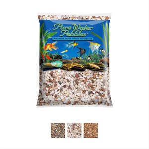 Pure Water Pebbles Natural Aquarium Gravel, Custom Blend, 5-lb bag