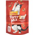 Friskies Party Mix Crunch Gravy-licious Chicken & Gravy Flavors Cat Treats, 6-oz bag