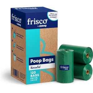 Frisco Refill Dog Poop Bag, Unscented, 120 count