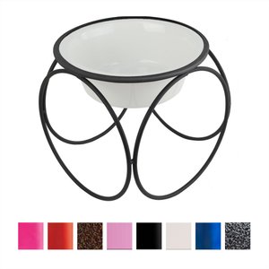 Platinum Pets Olympic Single Elevated Wide Rimmed Pet Bowl