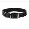 OmniPet Signature Leather Dog Collar, Black, 12-in