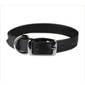 OmniPet Signature Leather Dog Collar, Black, 20-in