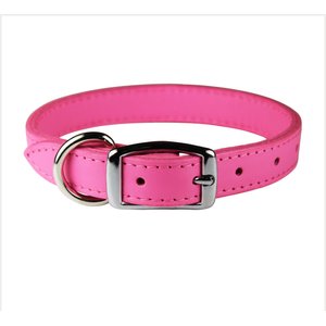 OmniPet Signature Leather Dog Collar, Pink, 18-in