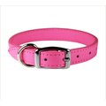 OmniPet Signature Leather Dog Collar, Pink, 20-in