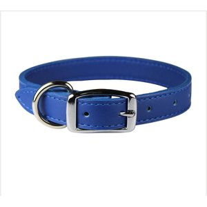 OmniPet Signature Leather Dog Collar, Blue, 16-in