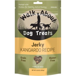 Walk About Kangaroo Grain-Free Jerky Dog Treats, 5.5-oz bag