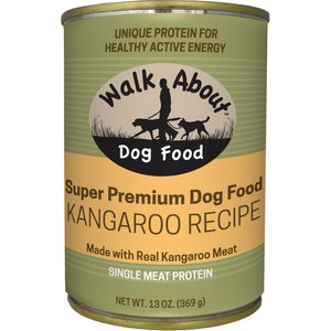 Walk About Grain-Free Wild Kangaroo Recipe Dog Food, 13-oz, case of 12
