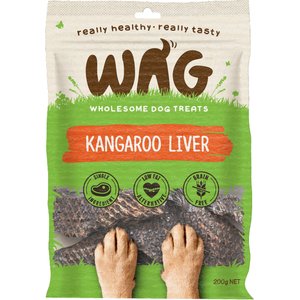 WAG Kangaroo Liver Grain-Free Dog Treats, 7.05-oz bag