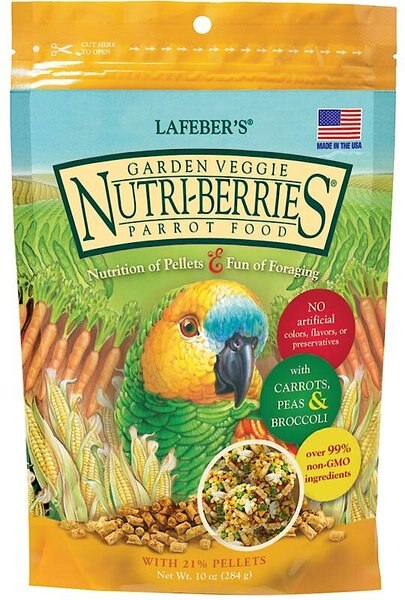 Lafeber Garden Veggie Nutri-Berries Parrot Food, 10-oz bag slide 1 of 8