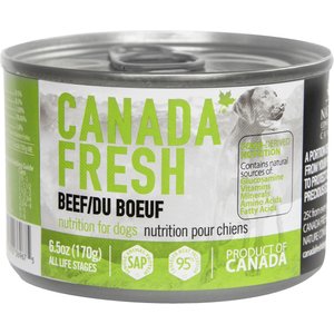 Canada Fresh Beef Canned Dog Food, 6.5-oz, case of 24