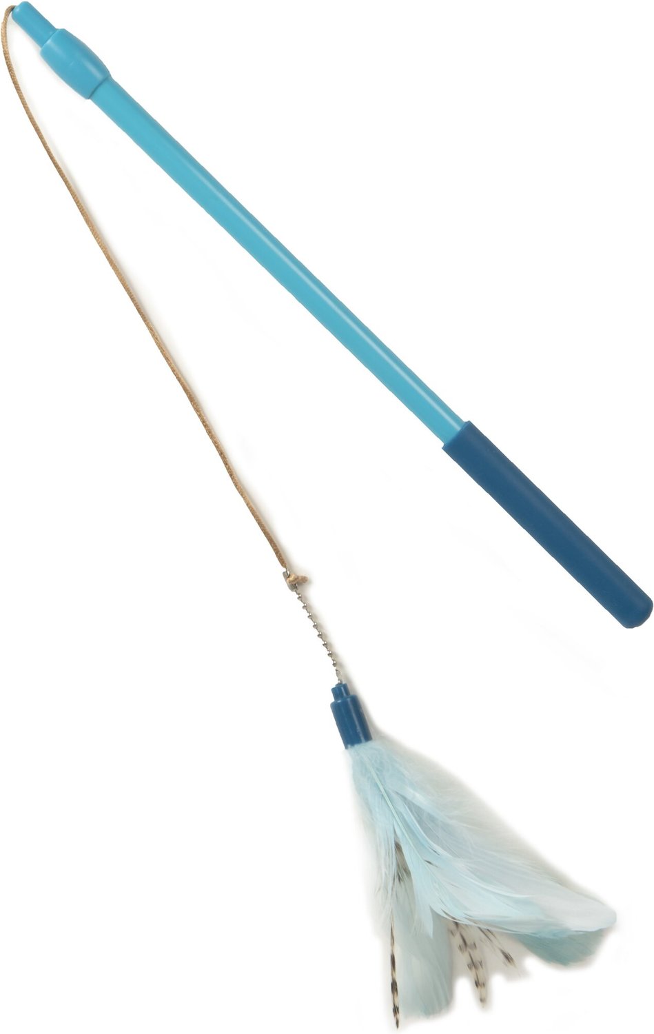 cat feather wand toy