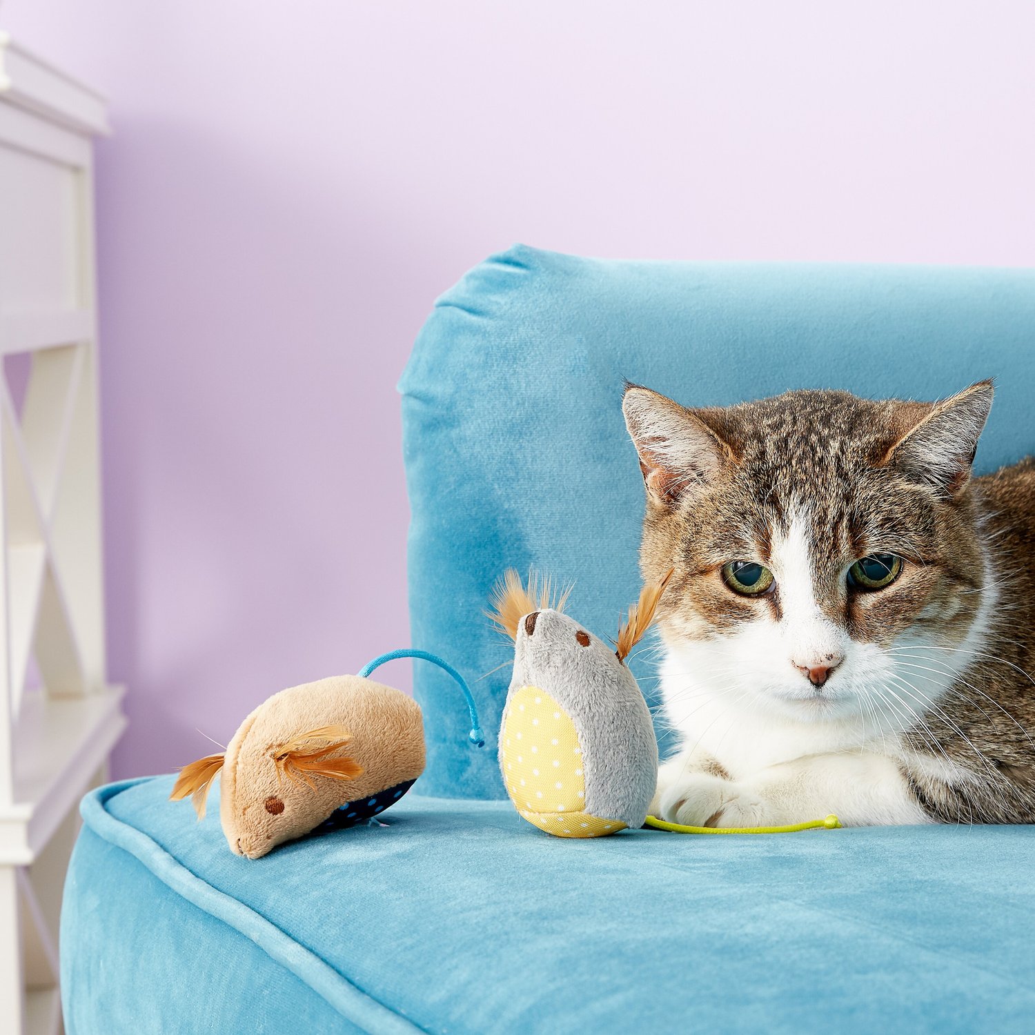 SmartyKat Mouse Mates Catnip Cat Toys, 2 count