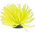 GloFish Aquarium Anemone Ornament, Medium, Yellow