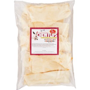 Pure & Simple Pet Chicken Flavored Rawhide Chew Flips Dog Treat, 1-lb bag