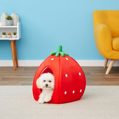 YML Strawberry Covered Cat & Dog Bed, slide 1 of 1
