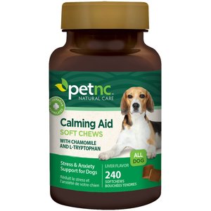 PetNC Natural Care Calming Aid Soft Chews Dog Supplement, 240 count