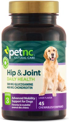 PetNC Natural Care Hip & Joint Daily Health Level 3 Liver Flavor Chewable Tablet Dog Supplement, slide 1 of 1