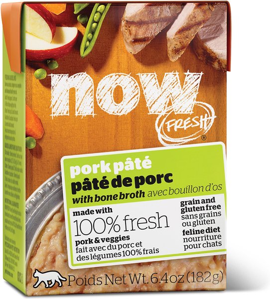 Now Fresh Grain-Free Pork Pate Wet Cat Food, 6.4 oz, case of 24 slide 1 of 9