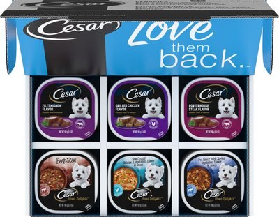 Cesar Home Delights & Classic Loaf in Sauce Variety Pack Dog Food Trays, slide 1 of 1