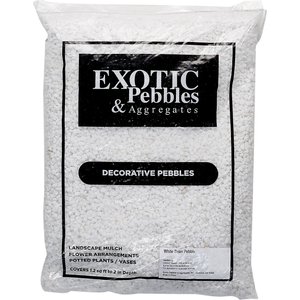 Exotic Pebbles White Bean Pebbles, 20-lb bag