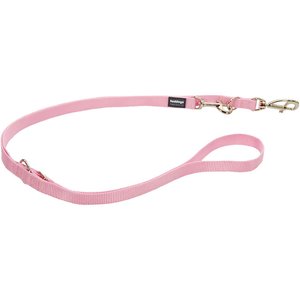Red Dingo Classic Multi Purpose Nylon Hands-Free Running Dog Leash, Pink, 6.56-ft long, 5/8-in wide