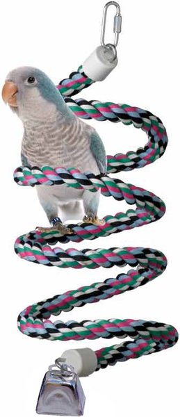 Super Bird Creations Rope Bungee Bird Perch, Color Varies, Medium slide 1 of 4