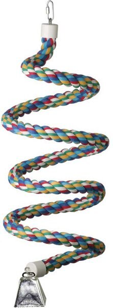 Super Bird Creations Rope Bungee Bird Perch, Color Varies, X-Large slide 1 of 5