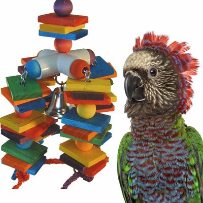 Super Bird Creations 4 Way Play Bird Toy, slide 1 of 1