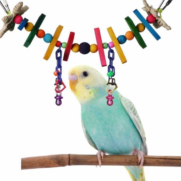 Super Bird Creations Rainbow Bridge Bird Toy, Small slide 1 of 2